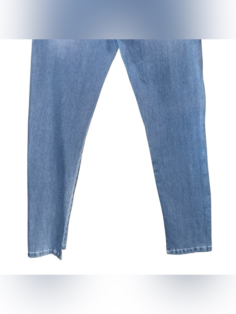 NWT HALARA Flex High Waisted Casual Skinny Jeans Pockets Medium Blue Large Tall - Picture 10 of 15